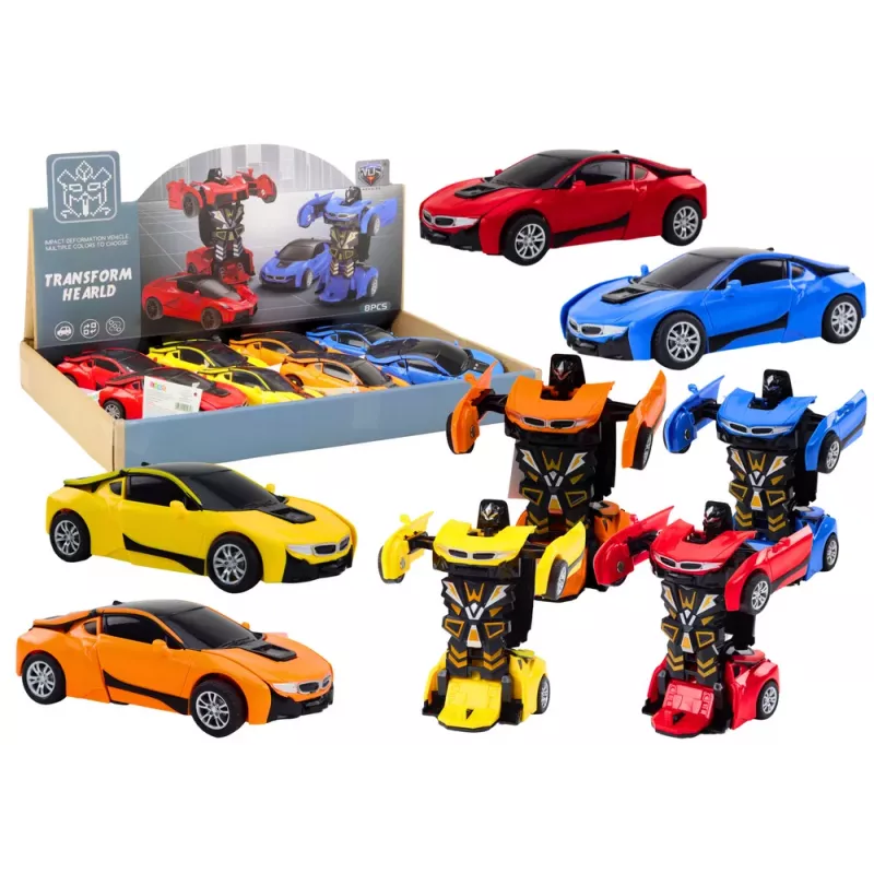 LEAN TOYS Auto-Robot 2in1 Robot 4 Colors