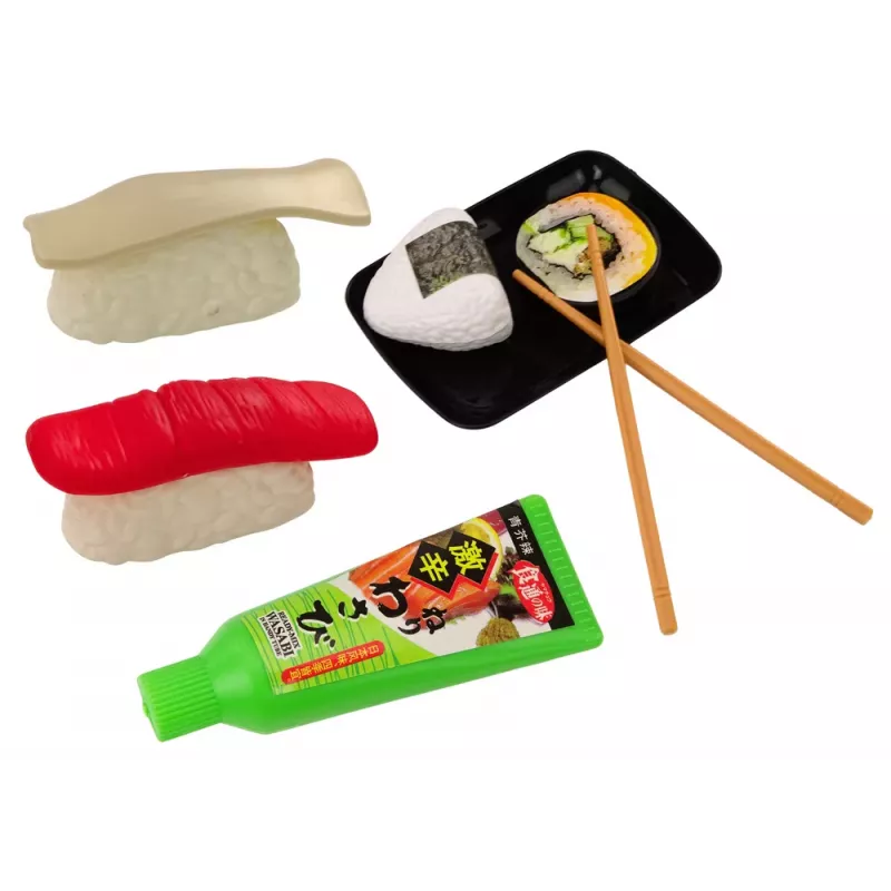 LEAN TOYS Sushi Toy Set, Shrimp Accessories for Children, 24 Pieces