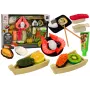 LEAN TOYS Sushi Toy Set, Shrimp Accessories for Children, 24 Pieces