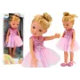 LEAN TOYS Pink Ballerina Doll 33cm ar Kleitu, Baleta Kurpēm, Tiāru