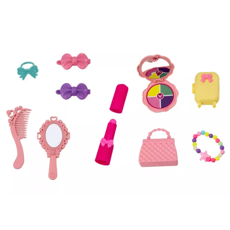LEAN TOYS Ballerina Doll Pink Ballerina Accessories Dress Set