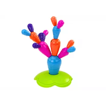 LEAN TOYS Magnetic Cactus Construction Blocks 16 Elements