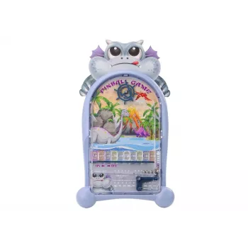 LEAN TOYS Pinball Arcade Game Dinosaurs Dragon Blue Stand