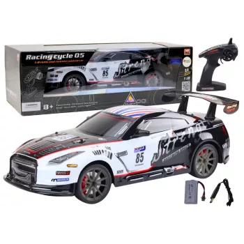 LEAN TOYS Large Remote Controlled RC Sports Car 1:8 Lights Sounds