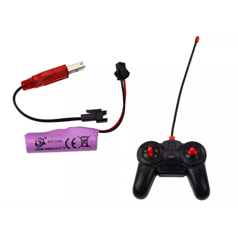LEAN TOYS Remote Controlled RC Racer 1:12 Red Lights Sounds