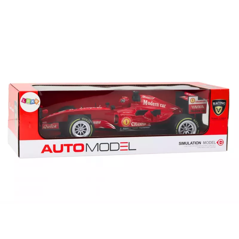 LEAN TOYS Remote Controlled RC Racer 1:12 Red Lights Sounds