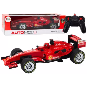 LEAN TOYS Remote Controlled RC Racer 1:12 Red Lights Sounds