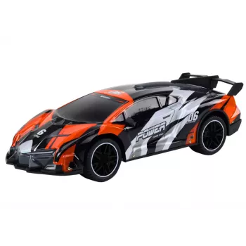 LEAN TOYS Remote Controlled Sports Car RC 1:10 Orange Speed up to 25 km/h