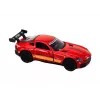 LEAN TOYS Sports Car 1:32 Diecast Model Porsche 911 Carrera S Red Pull-Back Action Figure with Spoiler