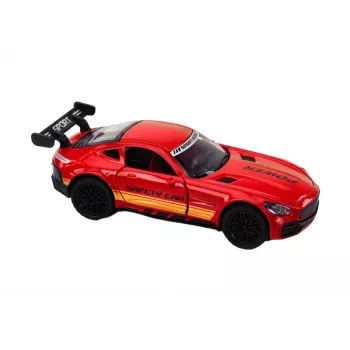 LEAN TOYS Sports Car 1:32 Diecast Model Porsche 911 Carrera S Red Pull-Back Action Figure with Spoiler