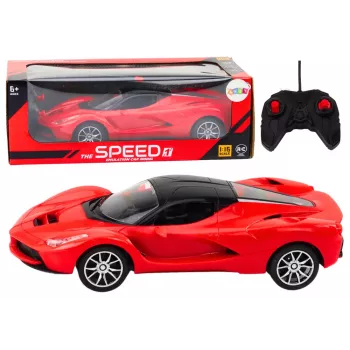 LEAN TOYS Remote Controlled Sports Car RC Car 1:16 Red
