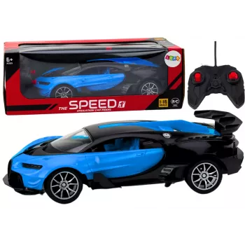 LEAN TOYS Sports Car Remote Controlled Auto RC Blue 1:16