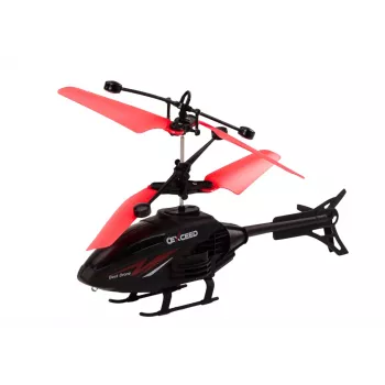LEAN TOYS Remote Controlled RC Helicopter Gyroscope Red