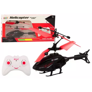 LEAN TOYS Remote Controlled RC Helicopter Gyroscope Red