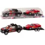 LEAN TOYS Pickup Truck With Tow Truck Semi-Trailer Sports Car Off-road Set