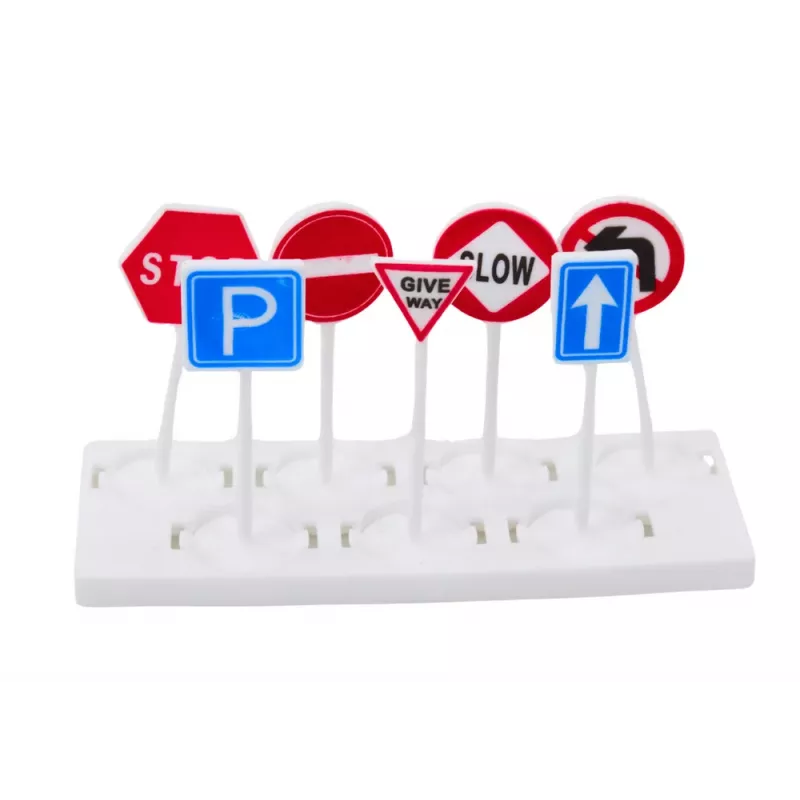 LEAN TOYS Lora Tow Truck Race Track 2in1 Lights Sounds Signs Cars Red