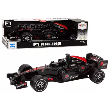 LEAN TOYS Racer Sports Car F1 Driven 1:10 Black Sounds