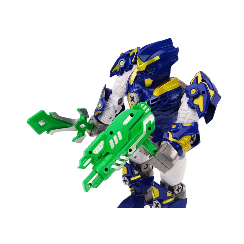 LEAN TOYS Screwing Robot Weapon Drill Screwdriver Light Sound Navy Blue