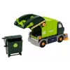 LEAN TOYS Cartoon Garbage Truck Turning Movable DIY Green 358 Pieces Building Blocks Set