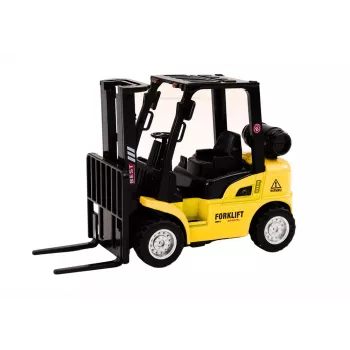 LEAN TOYS Forklift Friction Drive Metal Yellow