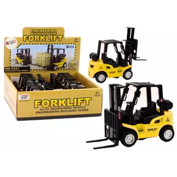 LEAN TOYS Forklift Friction Drive Metal Yellow