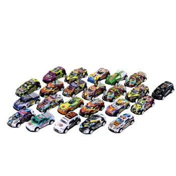 LEAN TOYS Atsperu komplekts automašīnām, motorizētām mašīnām, krāsains, 50 gab.
