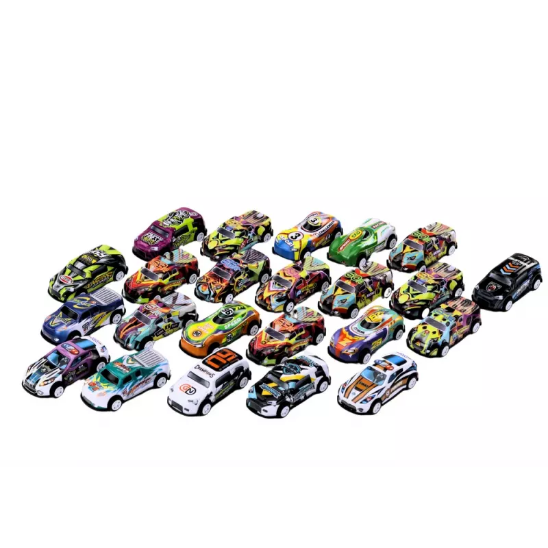 LEAN TOYS Atsperu komplekts automašīnām, motorizētām mašīnām, krāsains, 50 gab.