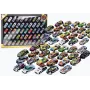 LEAN TOYS Atsperu komplekts automašīnām, motorizētām mašīnām, krāsains, 50 gab.