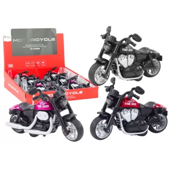 LEAN TOYS Harley Sports Motorcycle with Friction Drive 3 Colors