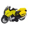 LEAN TOYS Sports Motorcycle with Friction Drive 3 Designs Yellow Orange White