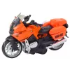 LEAN TOYS Sports Motorcycle with Friction Drive 3 Designs Yellow Orange White