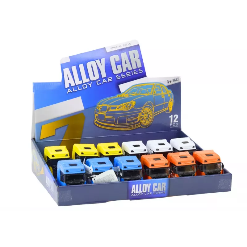 LEAN TOYS Truck Without Trailer 1:32 Tilting Metal Canopy Lights Sounds Drive