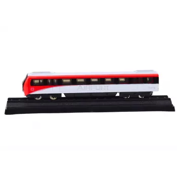 LEAN TOYS Collectible Model Train Red and White 1:48 Metal