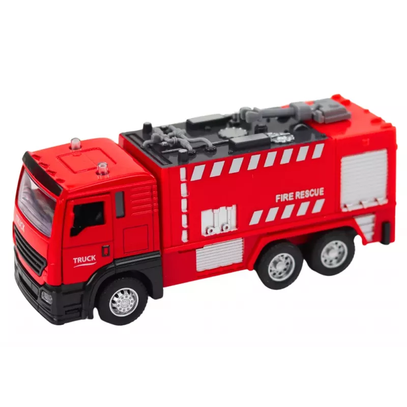 LEAN TOYS Fire Department Wash Walkie Talkie Lights Sounds Water