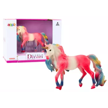 LEAN TOYS Collectible Figurine Large Unicorn Pink 11 cm