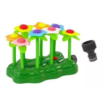 LEAN TOYS Garden Toy Water Flowers Sprinkler Fountain For Children Backlight