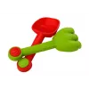 LEAN TOYS Smilšu spaiņu komplekts ar dušas lejkannu un dinozauru veidnēm
