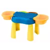 LEAN TOYS Multifunctional Table 4in1 Blocks Fishing Drawing Blue