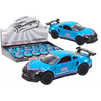 LEAN TOYS Sporta auto 1:32 Berzes piedziņa Metāls Tirkīza
