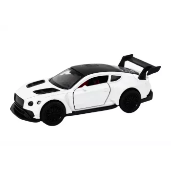 LEAN TOYS Sporta auto 1:32 berzes piedziņa, pērļu balts