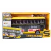 LEAN TOYS Double Decker Bus 1:16 Lights Sounds Friction Drive Yellow