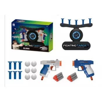 LEAN TOYS Shooting Target Game Gun Floating Balls