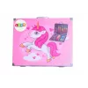 LEAN Artistic Set in a Suitcase with a Unicorn Pink 150 EL