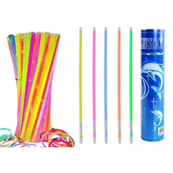 LEAN TOYS Fluorescent Headbands 100 Pieces Many Colors Glow In The Dark