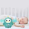 LEAN TOYS Crib Carousel with Remote Control Lullabies Sounds Blue
