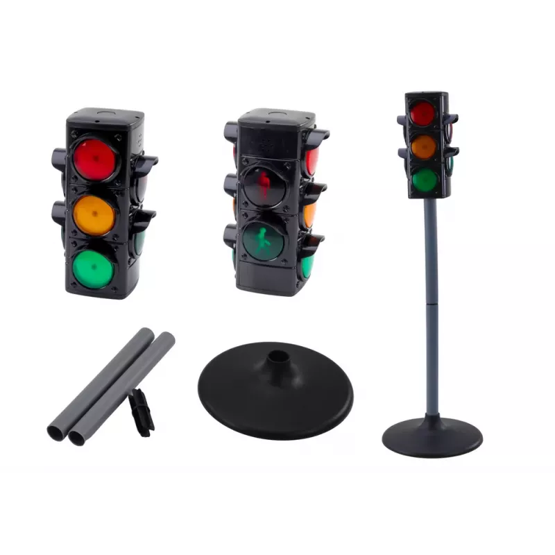 LEAN TOYS Policeman Educational Set Traffic Control Signal 10 Pieces