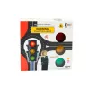LEAN TOYS Policeman Educational Set Traffic Control Signal 10 Pieces