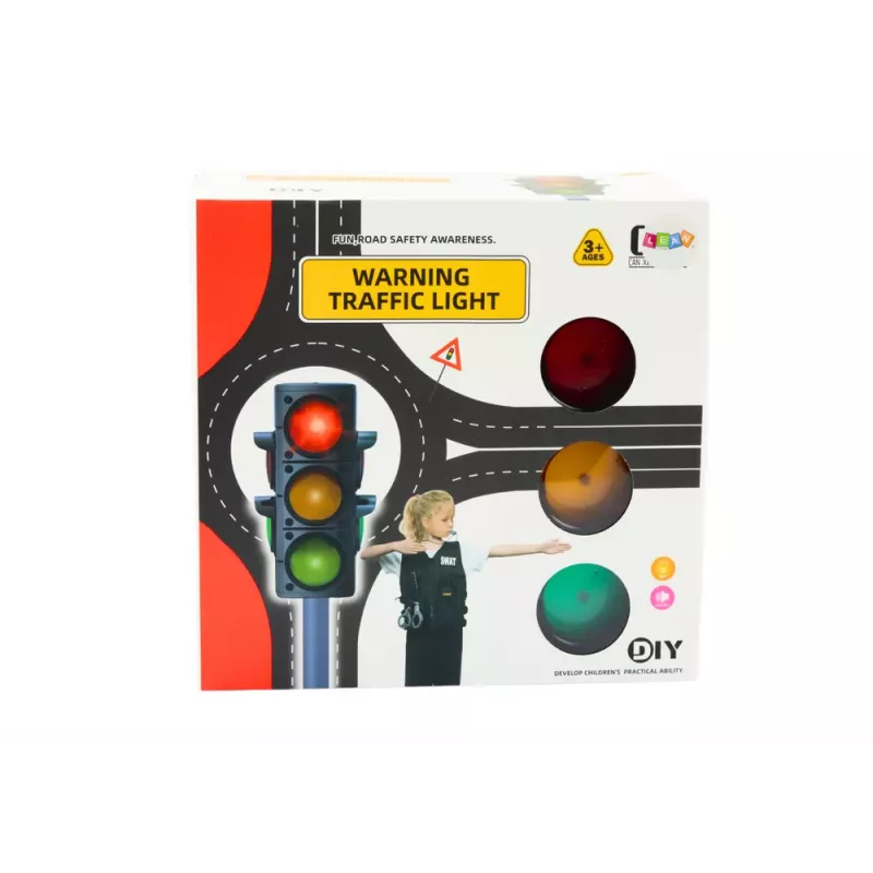 LEAN TOYS Policeman Educational Set Traffic Control Signal 10 Pieces