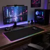 LEAN Keyboard Mouse Pad with LED Lighting 30x80cm