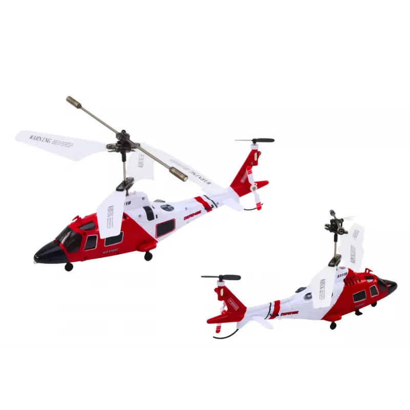 LEAN TOYS Remote Controlled RC Helicopter Gyroscope Syma S111H Red